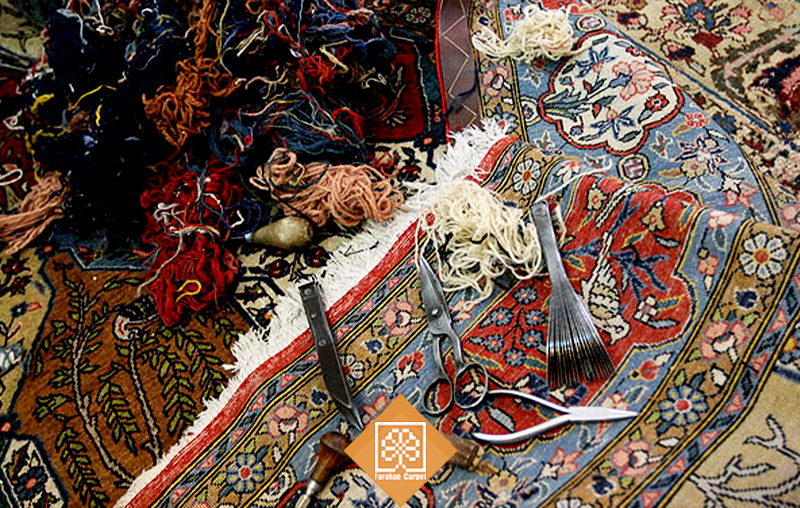 Handmade carpet scissors