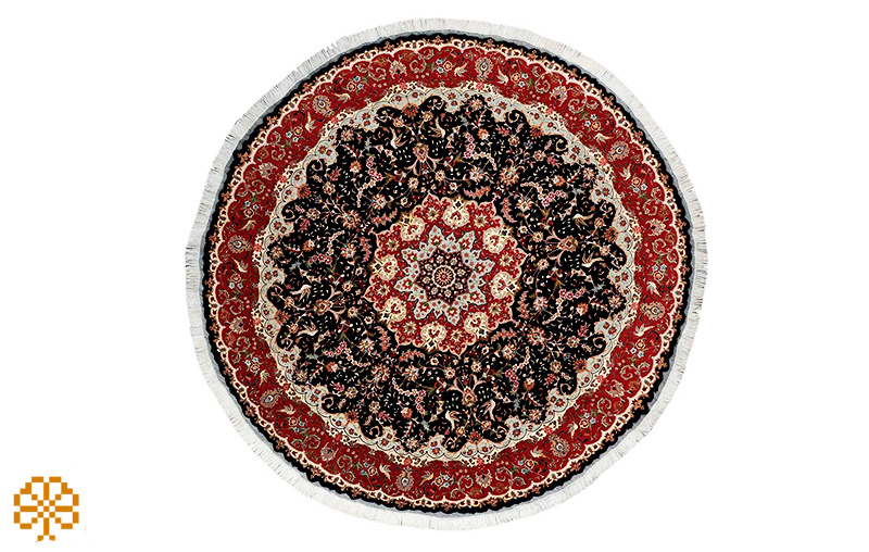 Round handmade rugs
